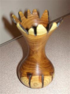 Yew vase by Keith Leonard